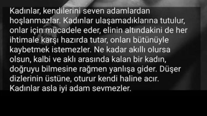 Kadına kötü davranınca neden kazanıyoruz?