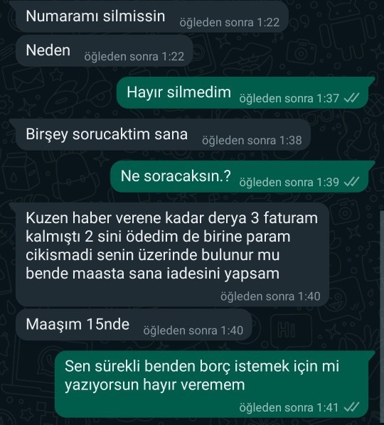 Sürekli benden borç istiyor sözleşmeli asker neden böyle yapıyor?