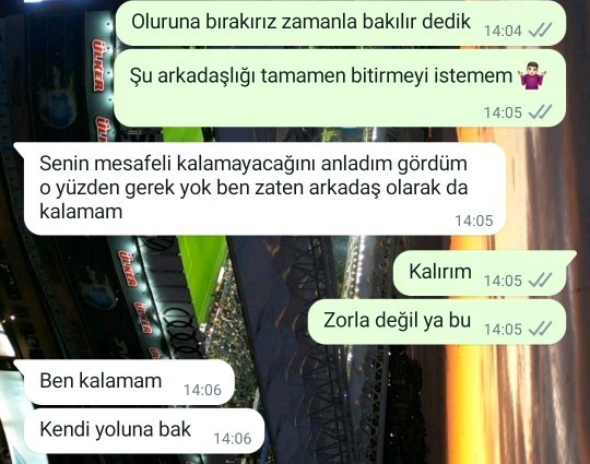 Veda etmeyen biri geri gelir mi?