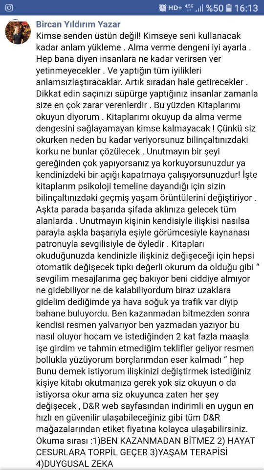 Herkesi kendimden üstün görüyorum?