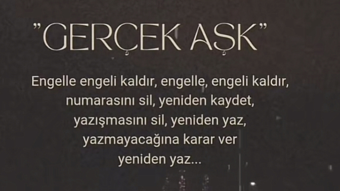 Gerçek aşk size göre nasıldır/ nasıl olmalıdır?