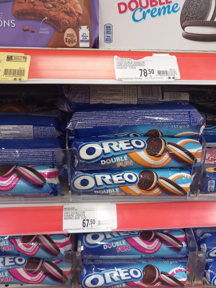 Bir paket OREO 67 lira olmuş! Bisküviye bu kadar para verir misiniz?