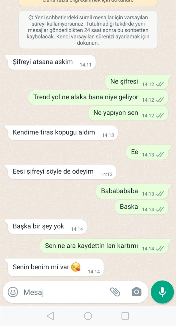 Bu nasıl rahatlık lan?
