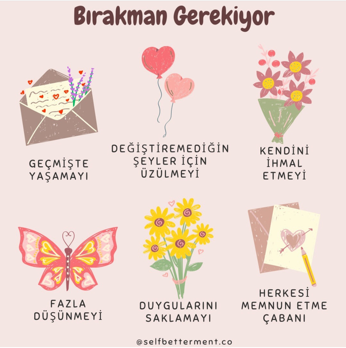 Çabalasan da bir türlü geride bırakamadığın , sonlandıramadığın neler var?