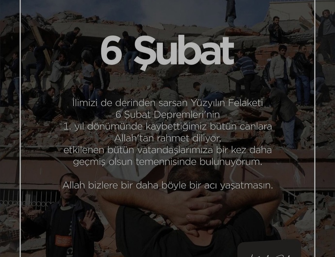 6  Şubat  depreminin üzerinden 1 yıl geçti! neler söylemek istersiniz?