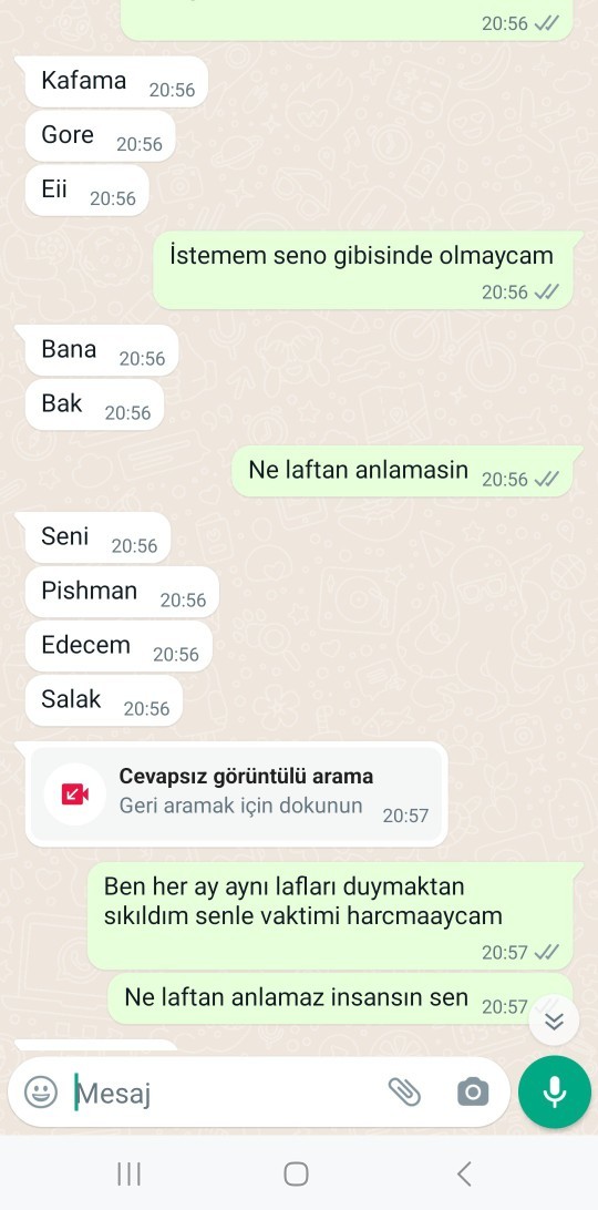 Kocam ayrılığı kabullenemiyor istemediğimi daha nasıl anlatabilirim?
