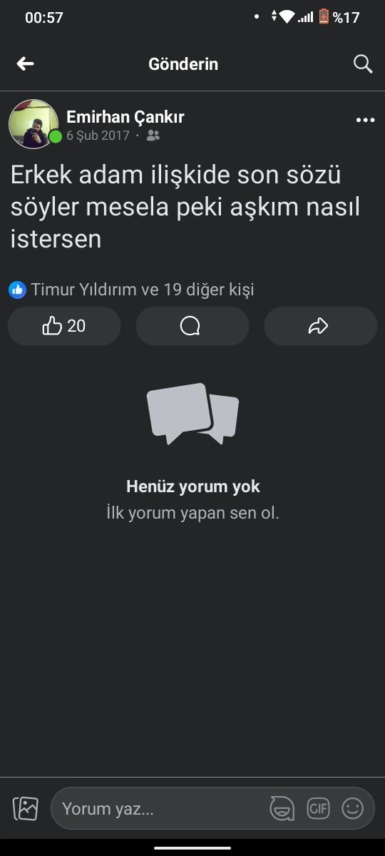 İliskide son sözü erkek mi soyler kadin mi?