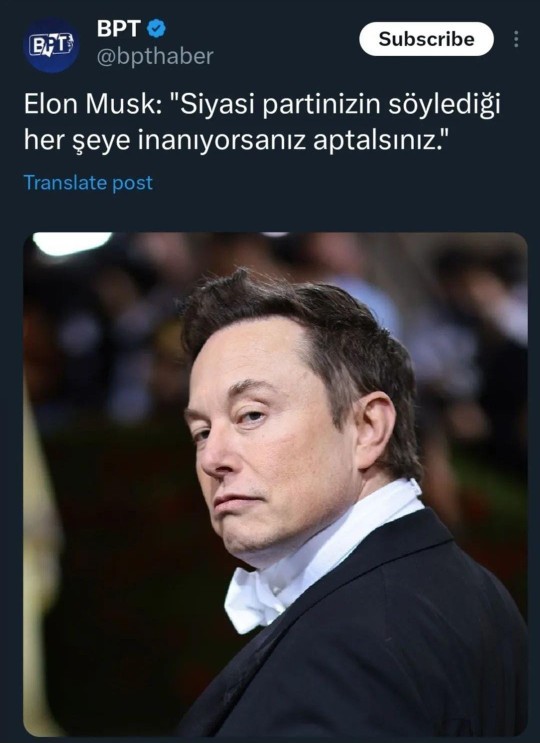 Elon Muskin bu sözüne inkar edebilecek olan çikar mi?