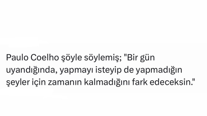 Kendin için en son ne yaptın?
