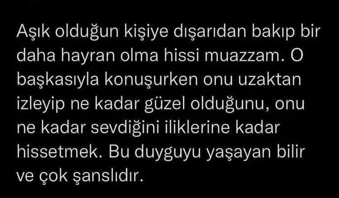 Şu hissi ne zaman yaşicam ya?