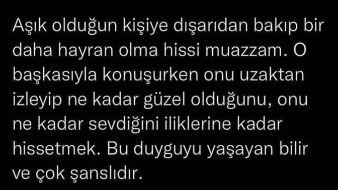Şu hissi ne zaman yaşicam ya?