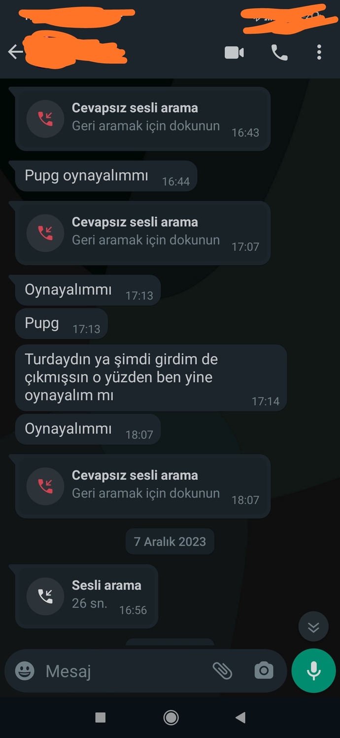 Kuzenim sürekli Pubg oynamak için arıyor, sıkıldım. Nazikçe uyarmalı mıyım?