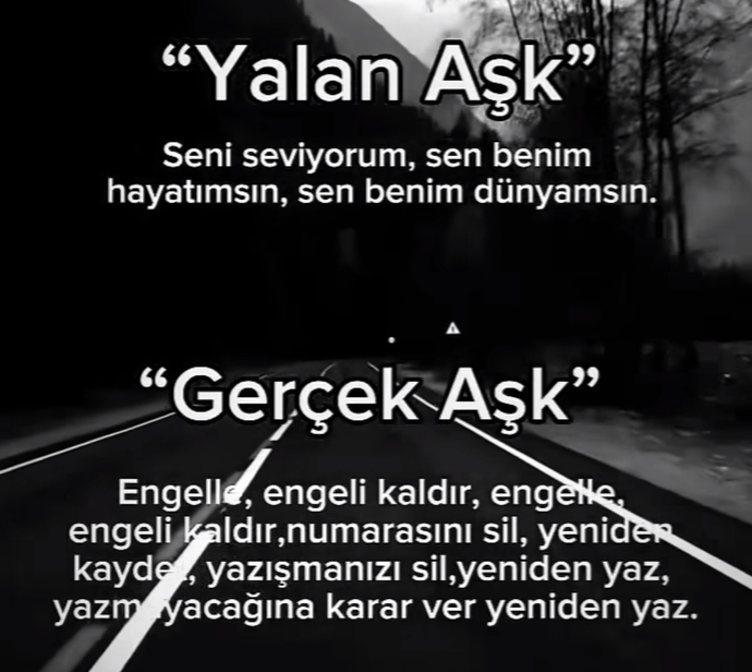 Engel atıp engeli kaldırmak aşka dahil mi? Görselde ki yazıya katılıyor musunuz☺️?