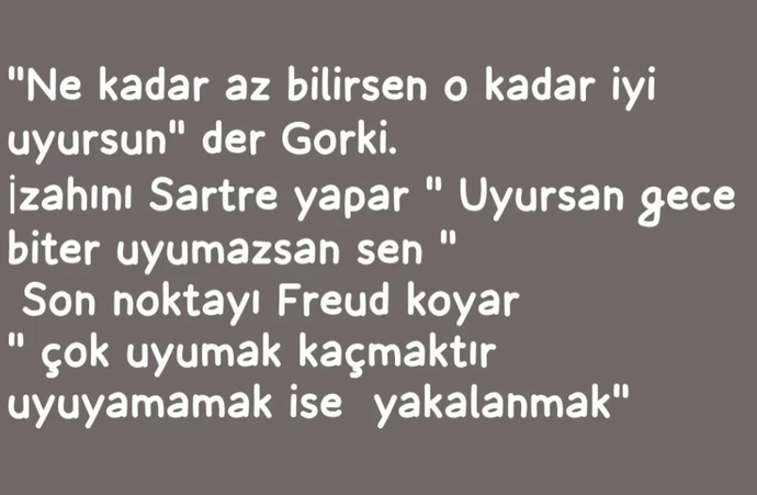 Uykuyla aranız nasıl?
