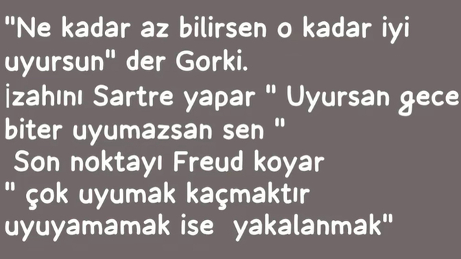 Uykuyla aranız nasıl?
