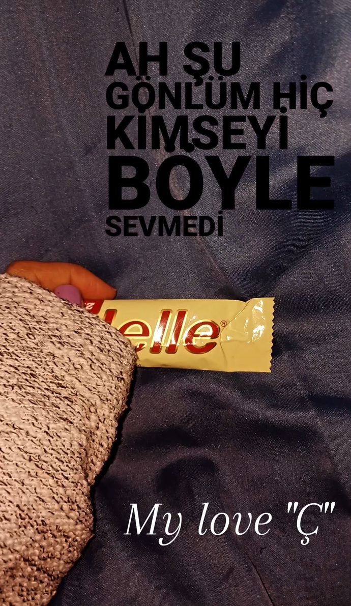 Sevgilinin aldığı çikolata poşetini saklamak da aşka dahil mi?
