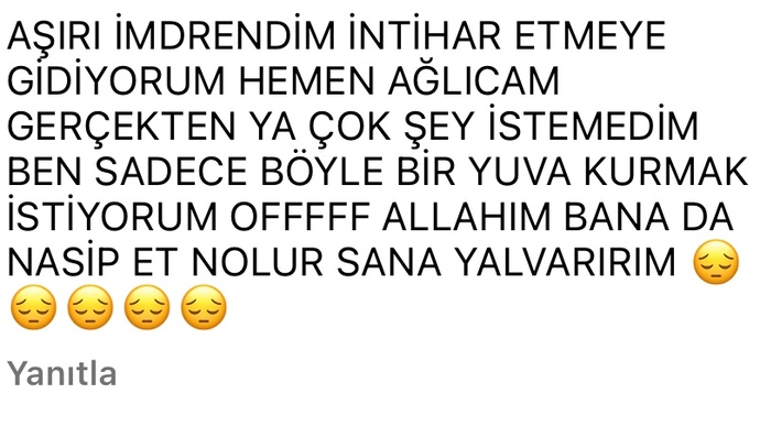 Sadece mutlu bir yuva kurmak istiyorum, çok şey mi istiyorum 😞?
