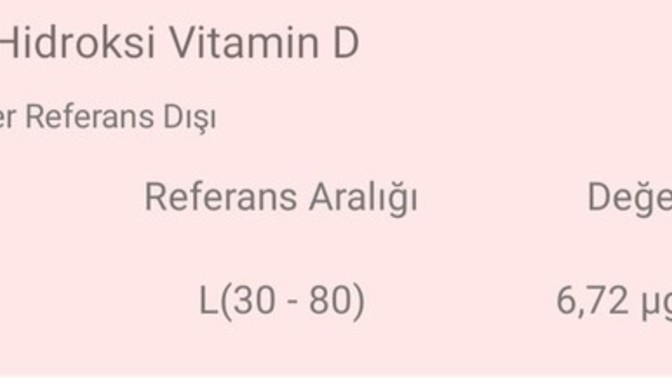 ANLAYAN VAR SA YARDIMCI OLABİLİR Mİ D VİTAMİNİ EKSİKLİĞİ SANIRIM?