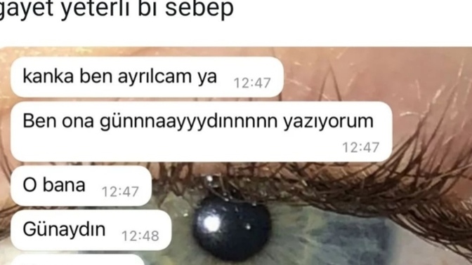 Sevgiliye tek "n" ile günaydın yazmak ayrılık sebebi olabilir mi?
