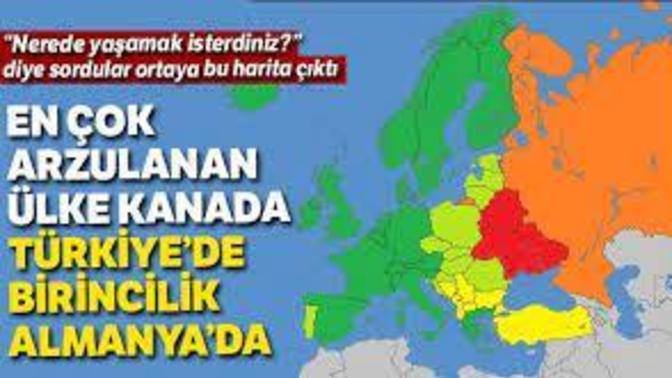 Hangi ülkede yasamak isterdiniz?