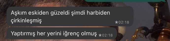 Nişanlımın eski kız arkadaşını gördüm, sinirlerim bozuldu. Hala sevmiyordur değil mi?