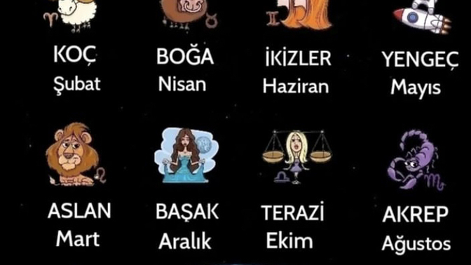 Burçlar maddi açıdan hangi ayda şanslı?