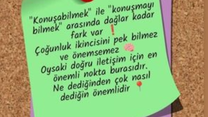 Konuşmayı biliyor muyuz?