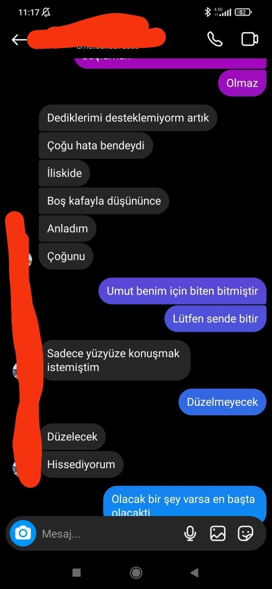 1 ay önce ayrıldığım eski sevgili neden döner?
