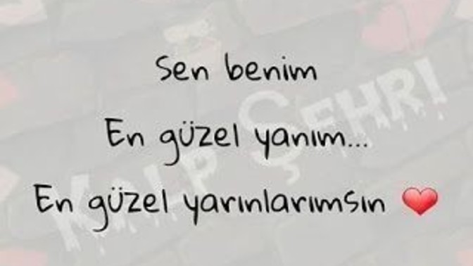 Sevdiğine güzel cümleler kurmayı sever misin?