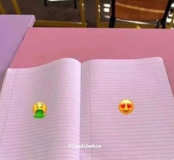 Defterin hangi tarafına yazı yazmayı daha çok seversiniz ✏️ ?