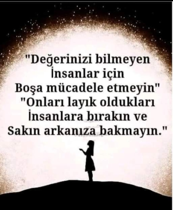 Değerinizi bilmeyen insanlar için mücadele eder misiniz?