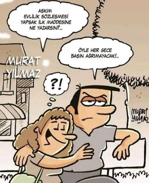 Evlilik sözleşmesi yapsanız ilk maddesi ne olurdu?