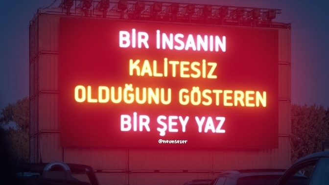 Bir insanın kalitesiz olduğunu gösteren şeyler nelerdir?