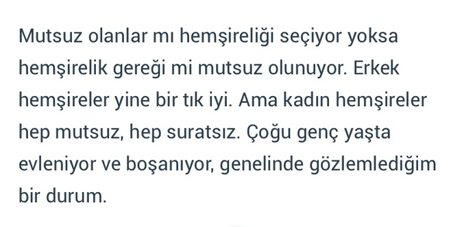 Bütün Hemşireler Neden Mutsuz?
