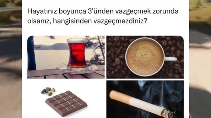 Görseldekilerden hangisinden vazgeçmezdiniz?
