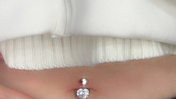 Göbek piercingim nasıl olmuş 😋💎?