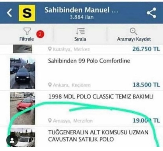 2. el araba alırken bayandan olmasına dikkat edermisiniz?