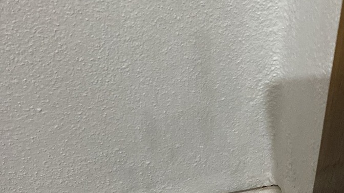 Arkadaşlar yatak odamın kapısının arkasında domuz yağına benzer birşeyler gördüm sildim gitmedi anlayanlar bi bakabilir mi? ?