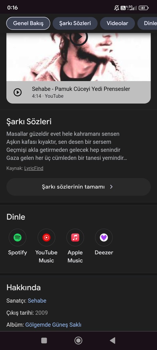 Çocukken dinlediğiniz şarkıları halen dinliyor musunuz?