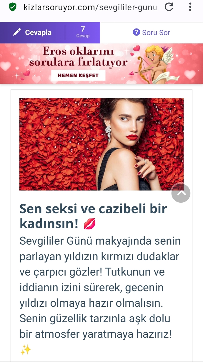 Sevgililer Günü için Mükemmel Makyajını Bul! Test Sonuçlarına Göre Hangi Tarz Sana Uygun?