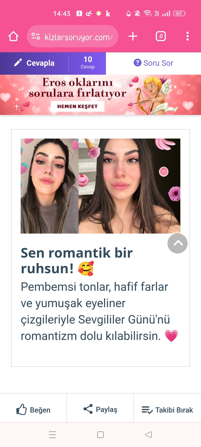Sevgililer Günü için Mükemmel Makyajını Bul! Test Sonuçlarına Göre Hangi Tarz Sana Uygun?