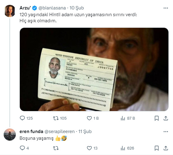 Aşık olmadan 120 yaşına kadar yaşamak ister misiniz?