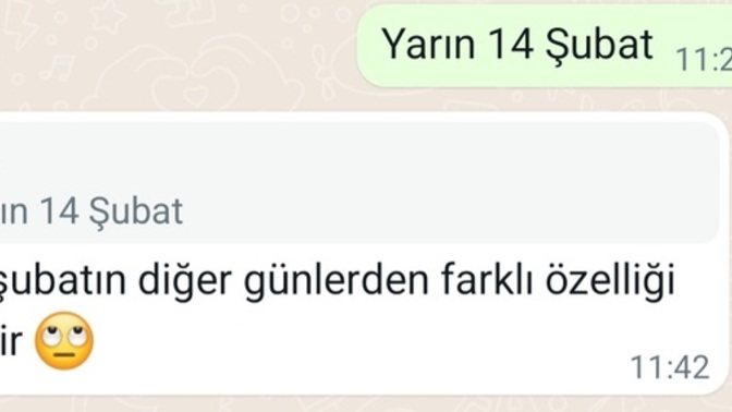 Hediye almamak için 14  Şubat'ta ölü taklidi yapan erkodan olur mu Eros nerdesin nan?