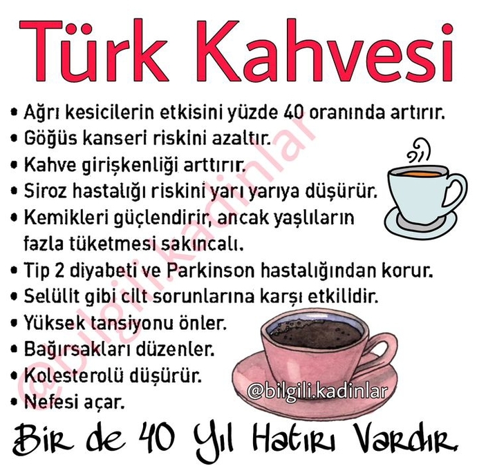 Kahve sever misin. Türk kahvesinin faydalarını biliyor musun?