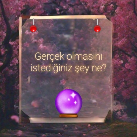 Gerçek olmasını istediğiniz şey ne?