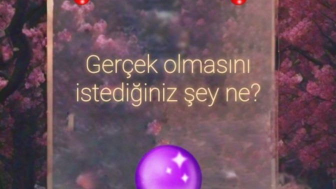 Gerçek olmasını istediğiniz şey ne?