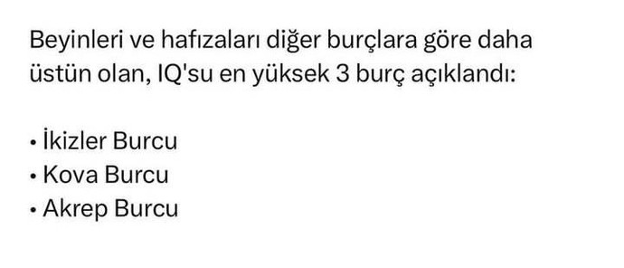 Sizce en zeki burc hangisidir?