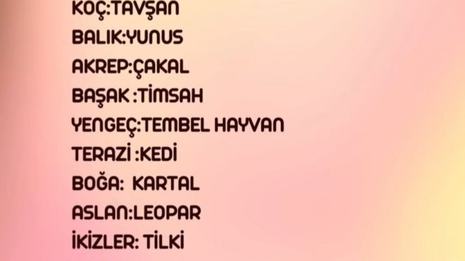 Burcuna göre hangi hayvansın?
