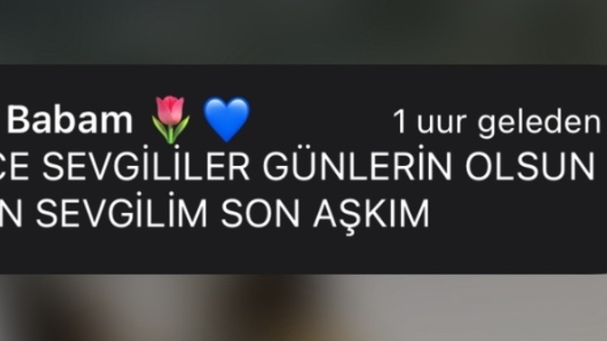 Babam çok düşünceli dimi 😂?