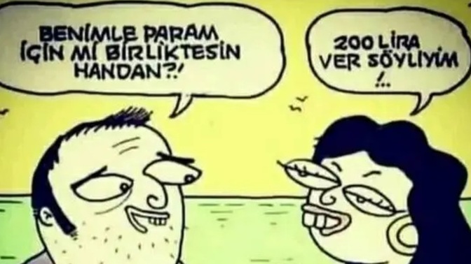 Parası için zengin birisiyle birlikte olur musunuz?
